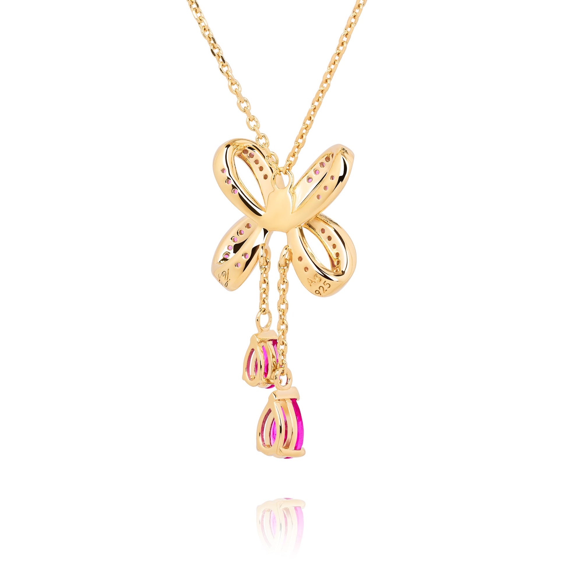 Blissful Knot Necklace Gold