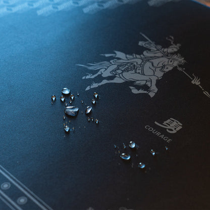 Riding Along to Rescue Desk Mat