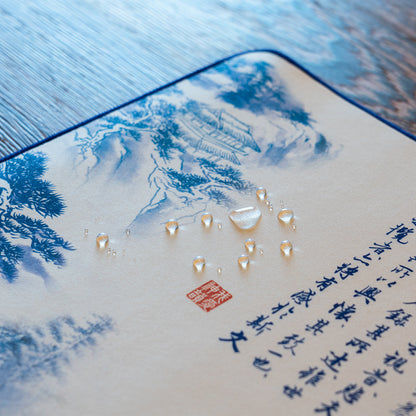 Poets of the Orchid Pavilion Desk Mat