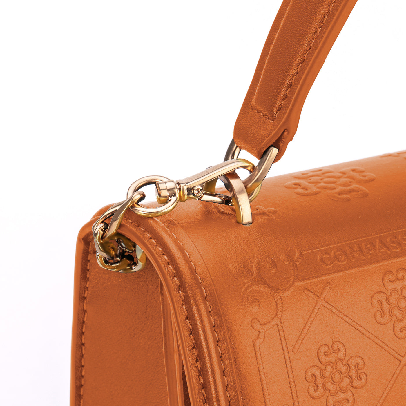 Zhen Shan Ren Shoulder Bag Orange Ochre