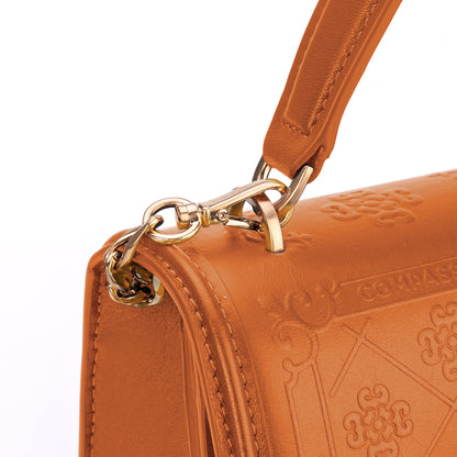 Zhen Shan Ren Shoulder Bag Orange Ochre