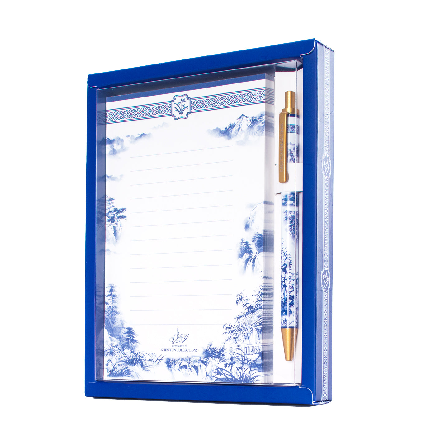 Poets of the Orchid Pavilion Notepad and Pen Set