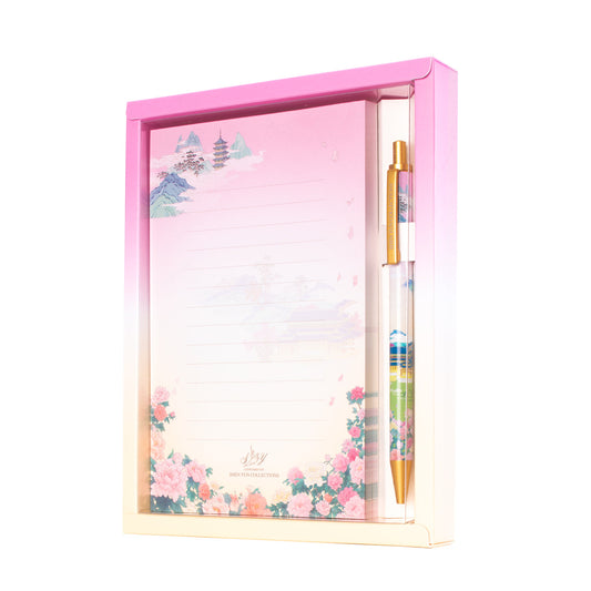 Delicate Beauty of Han Notepad and Pen Set