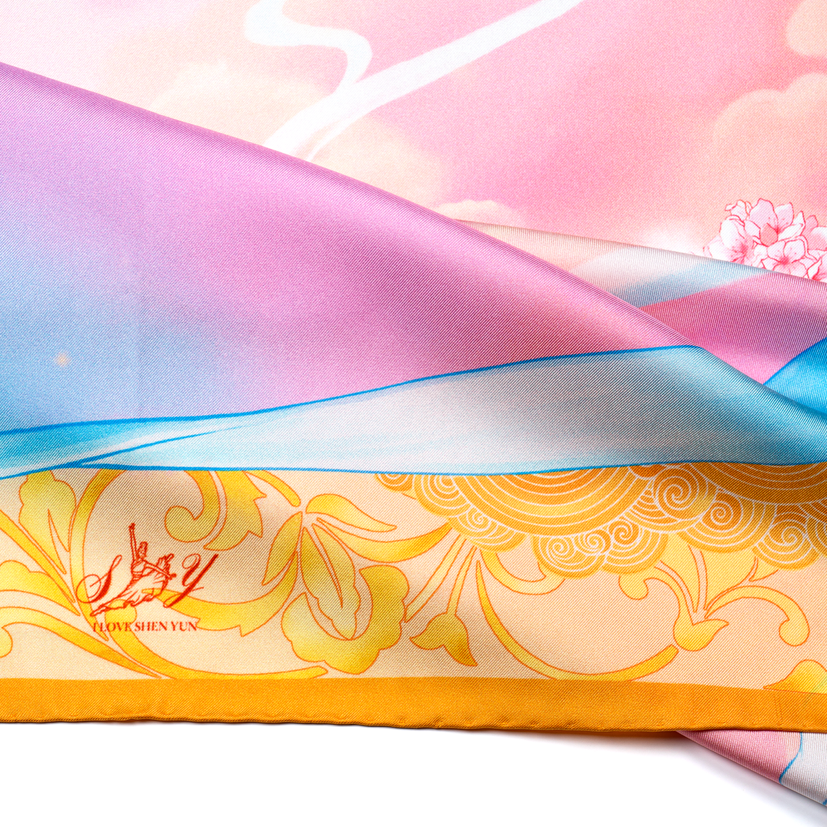 Blue Fan Fairy Scarf