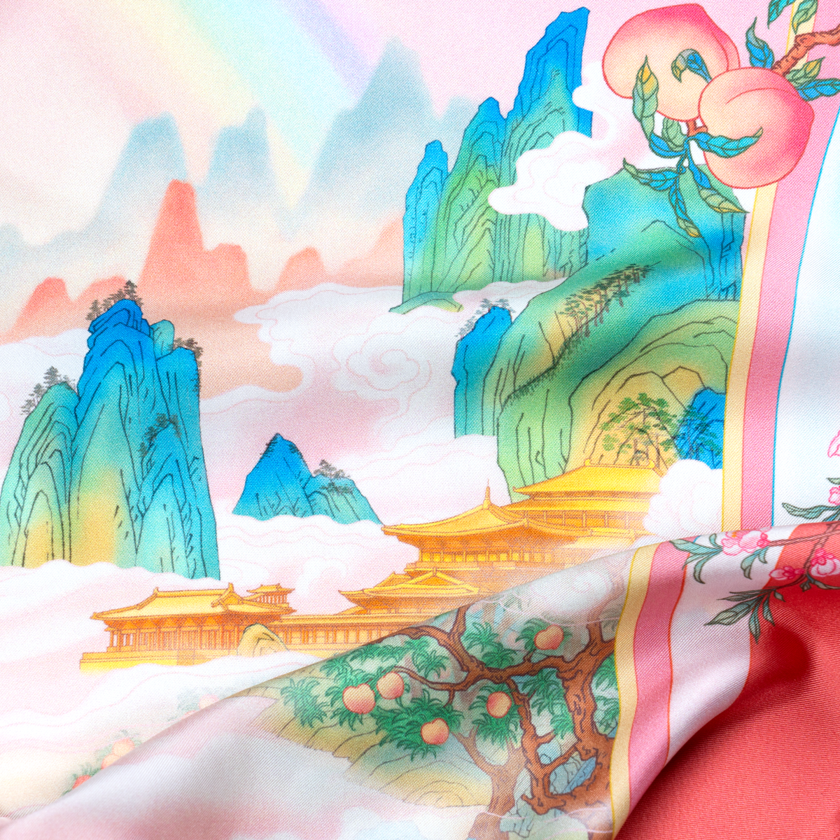 Eternal Peach Scarf