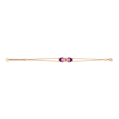 Tang Flowing Gowns Bracelet Purple