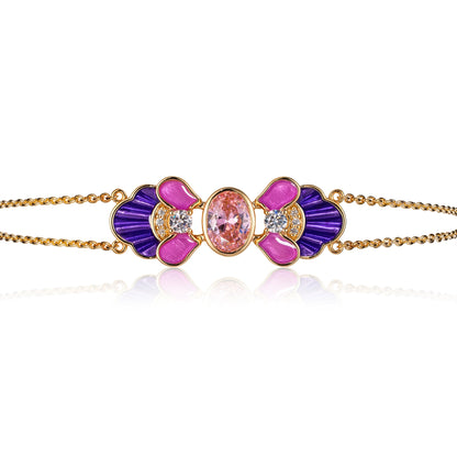 Tang Flowing Gowns Bracelet Purple