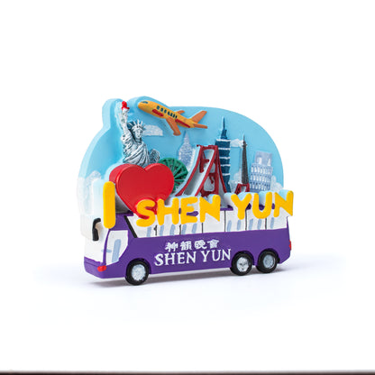 Shen Yun Tour Bus 3D Magnet