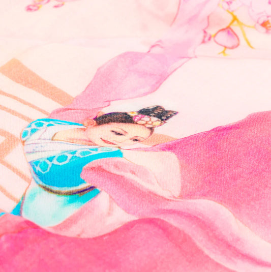 Lady of the Courtyard Long Scarf