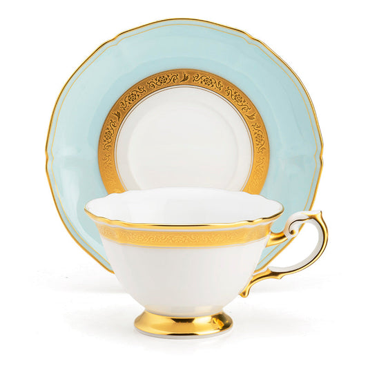 Tang Elegance Fine Porcelain Cup & Saucer Set