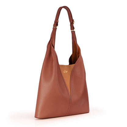 Hanfu Shoulder Bag - Brown