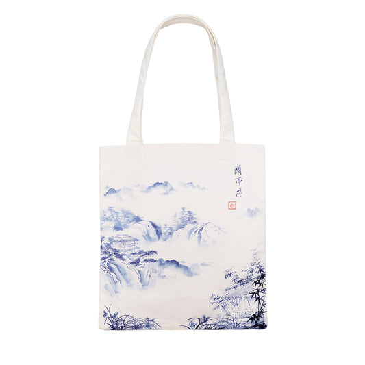 Orchid Pavilion Canvas Bag Large