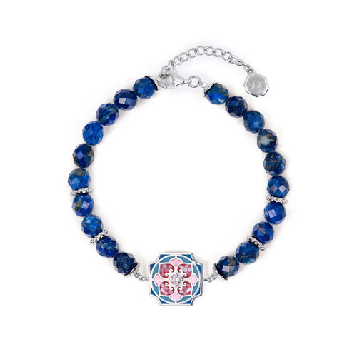 Floral Bliss Bracelet Lapis 2025