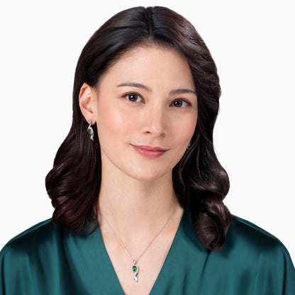 Flying Sleeves Earrings Green