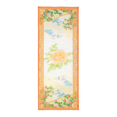 Peony Elegance Long Scarf