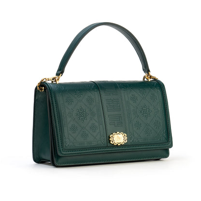 Zhen Shan Ren Shoulder Bag Pine Green