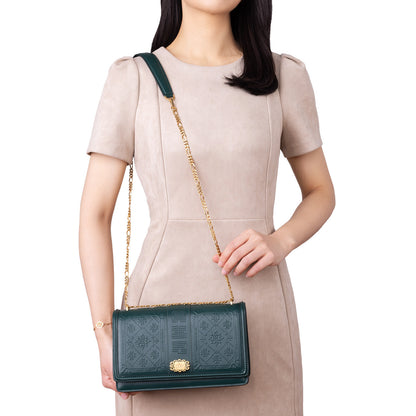 Zhen Shan Ren Shoulder Bag Pine Green