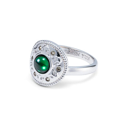 Mongolian Celebration Ring Green