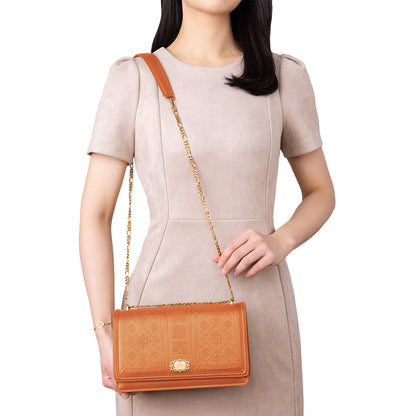 Zhen Shan Ren Shoulder Bag Orange Ochre