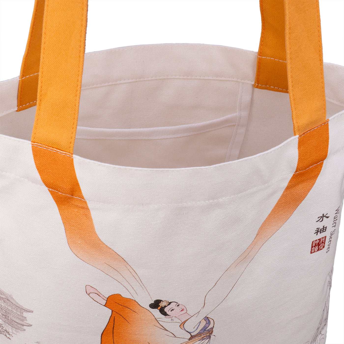 Water Sleeves Canvas Bag Orange