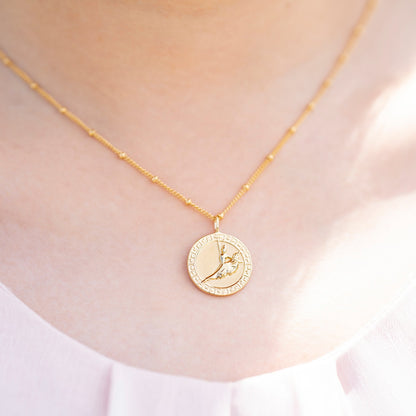 Curb Chain Necklace Gold 15+2