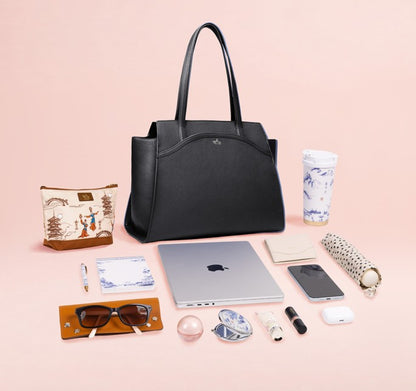 Tang Dynasty Grace Tote - Black