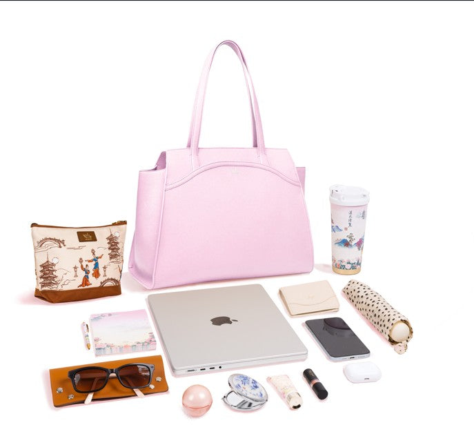 Tang Dynasty Grace Tote - Blush Pink