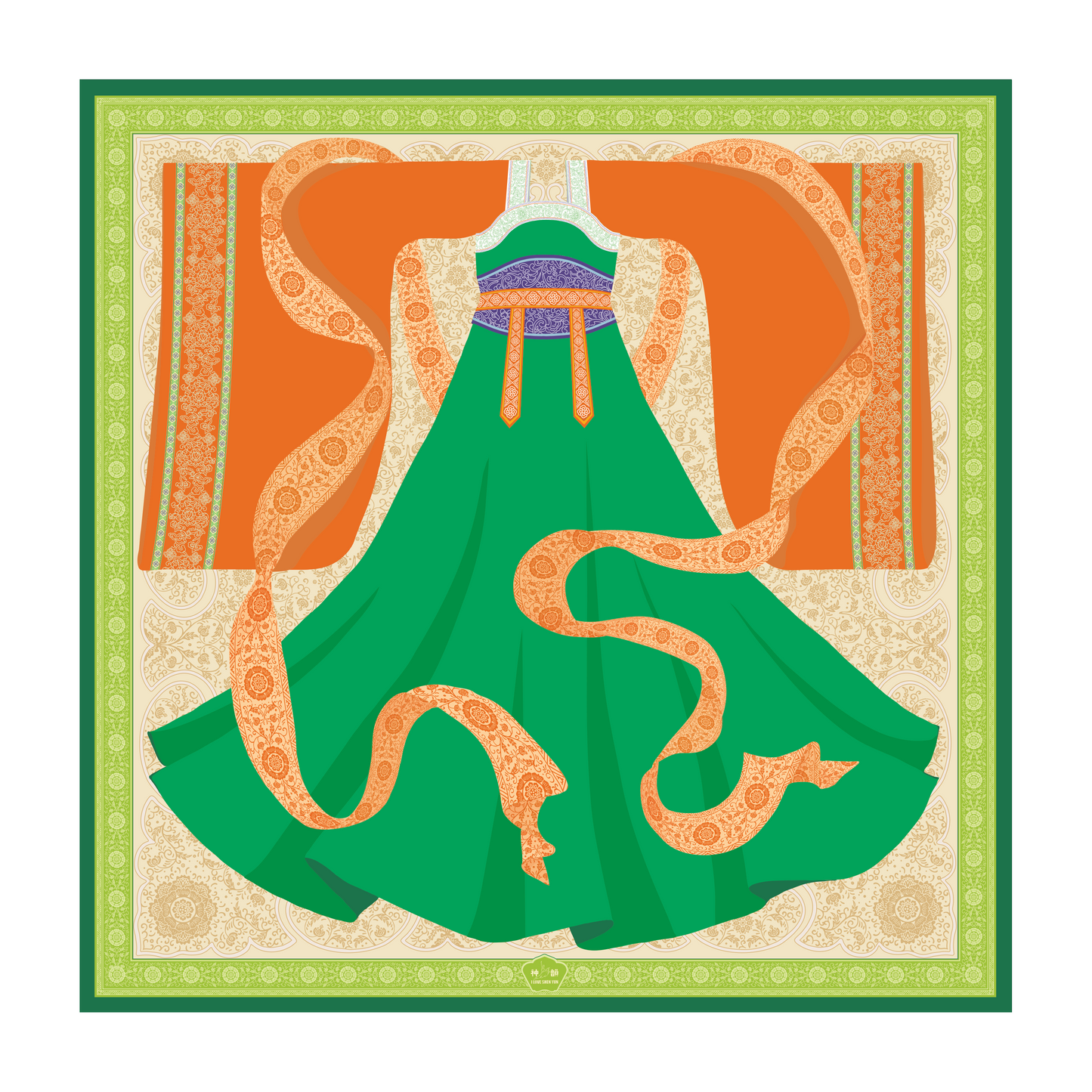Tang Dynasty Grace Scarf