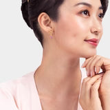 Blissful Knot Earrings Gold