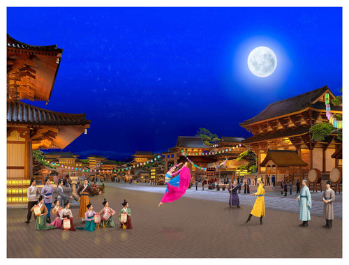 Visiting the Moon Palace Giclée Print