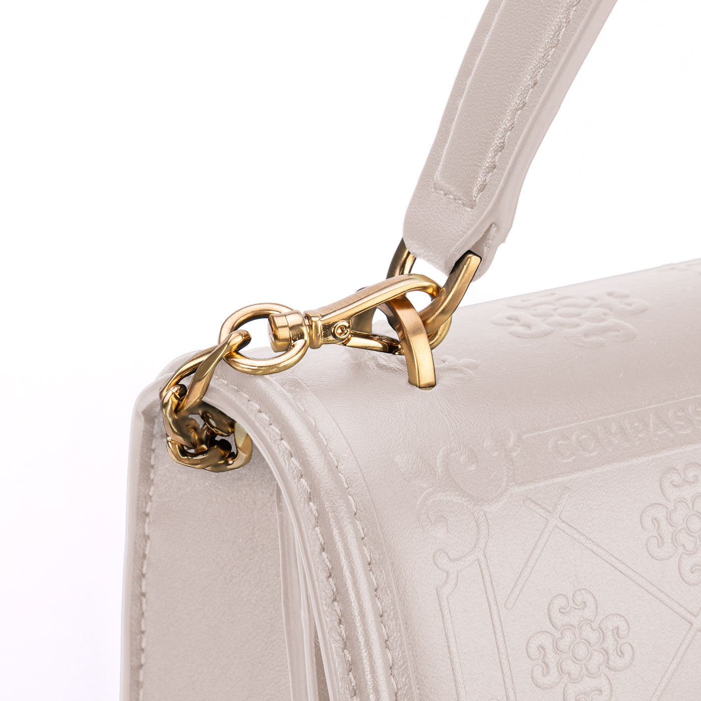 Zhen Shan Ren Shoulder Bag Off White