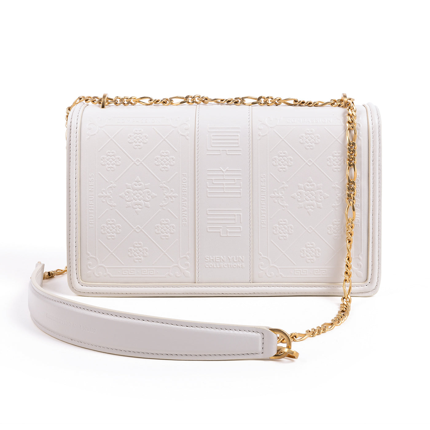 Zhen Shan Ren Shoulder Bag Off White
