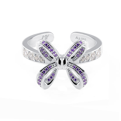 Blissful Knot Ring Silver 6/7