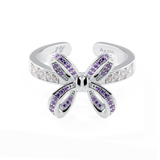 Blissful Knot Ring Silver 6/7