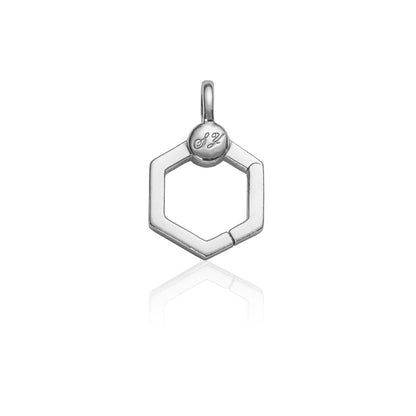 Charm Connector Clasp - Silver