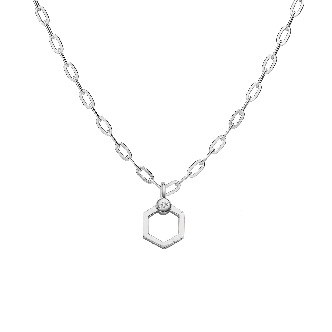 Charm Connector Clasp - Silver