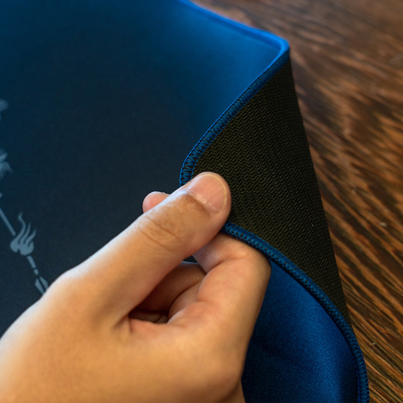 Riding Along to Rescue Desk Mat