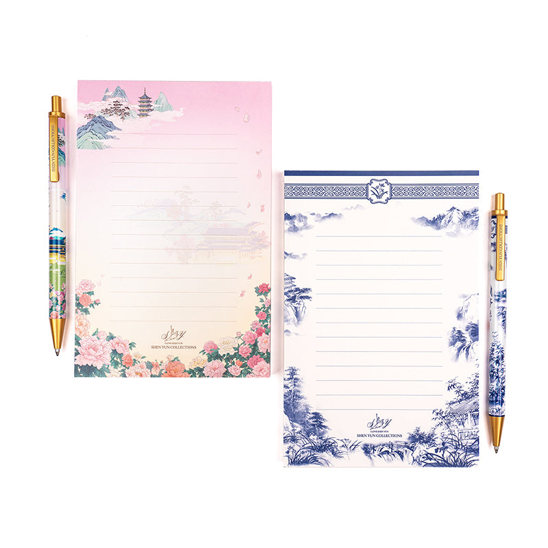 Delicate Beauty of Han Notepad and Pen Set