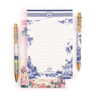 Delicate Beauty of Han Notepad and Pen Set