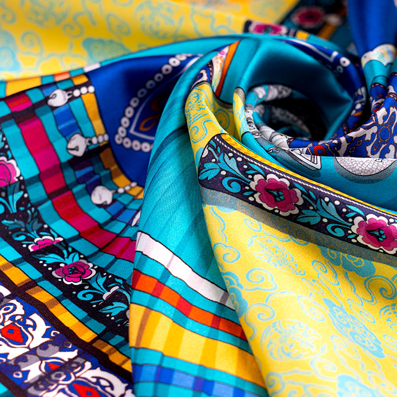 In a Miao Village Scarf