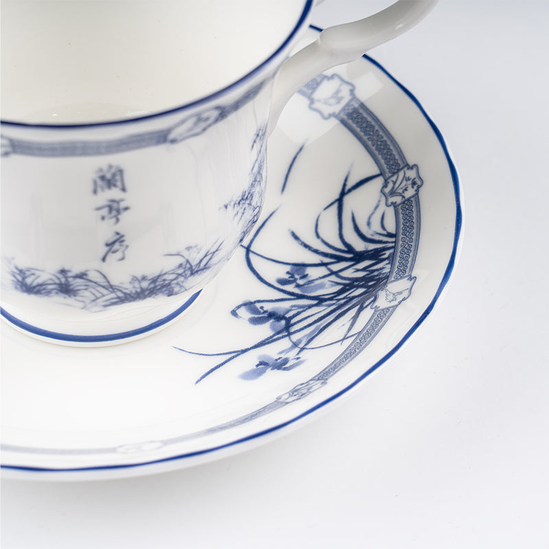 Poets of the Orchid Pavilion 2-Cup Tea Set (600ml)
