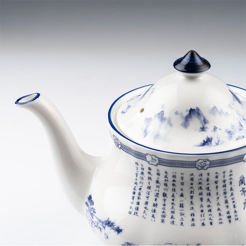 Poets of the Orchid Pavilion Teapot 1000ml