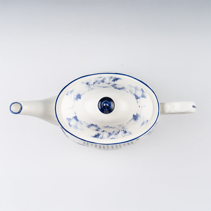 Poets of the Orchid Pavilion Oval Teapot 600ml