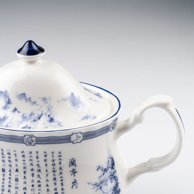 Poets of the Orchid Pavilion 2-Cup Tea Set (600ml)