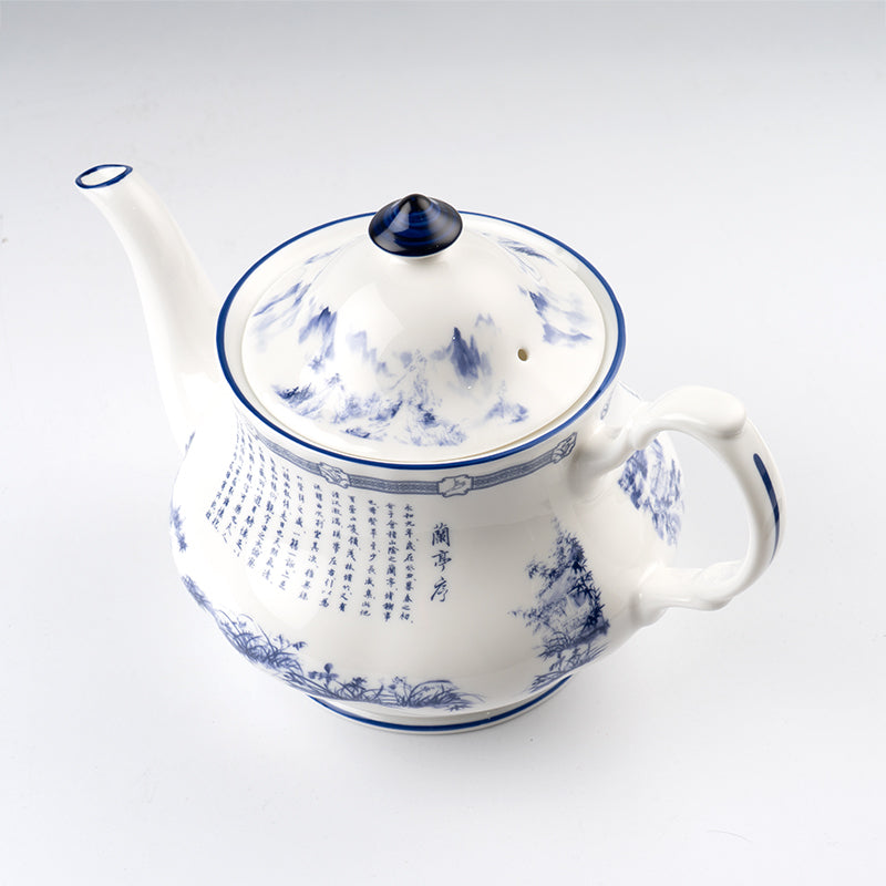 Poets of the Orchid Pavilion Teapot 1000ml