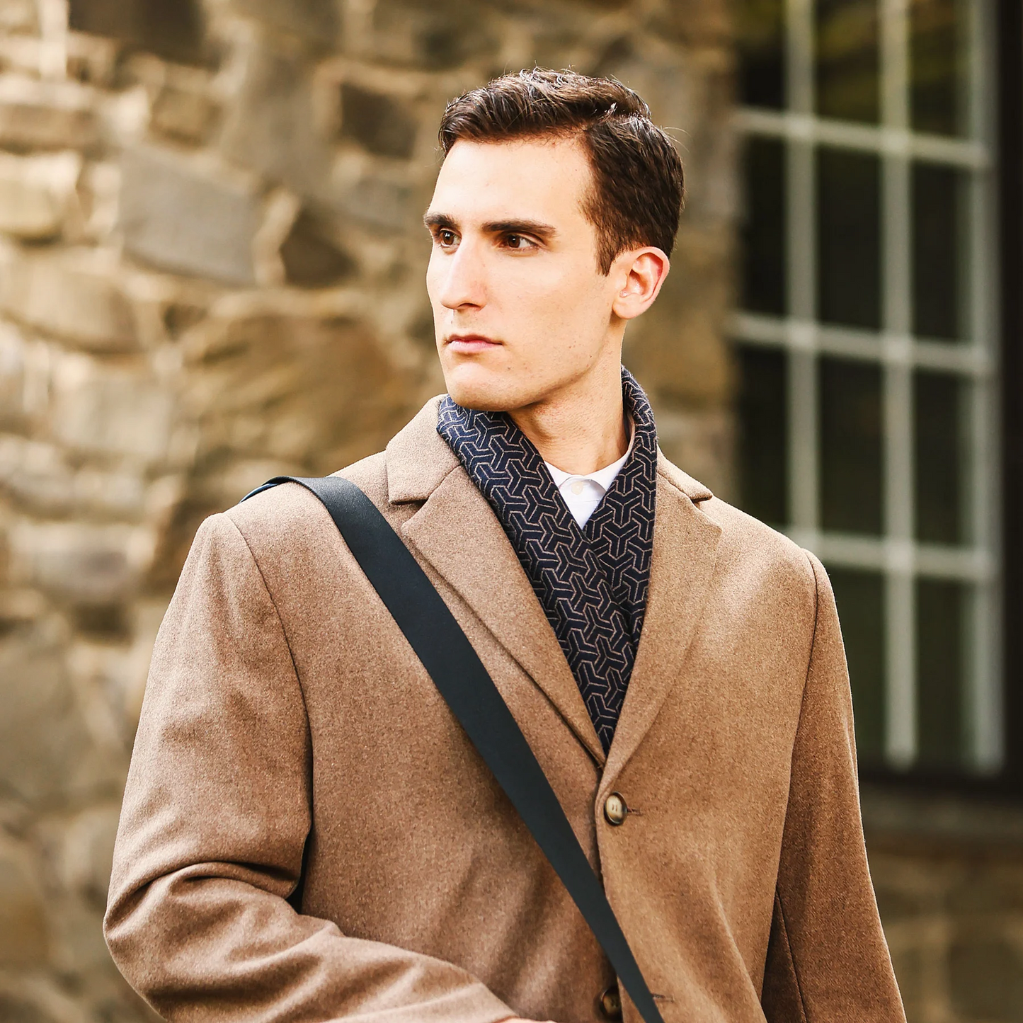 Devotion Scarf Dark Blue