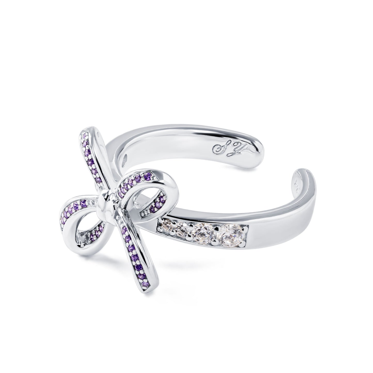 Blissful Knot Ring Silver 6/7