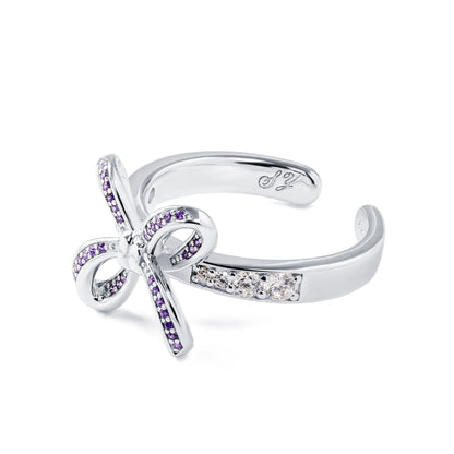 Blissful Knot Ring Silver 6/7