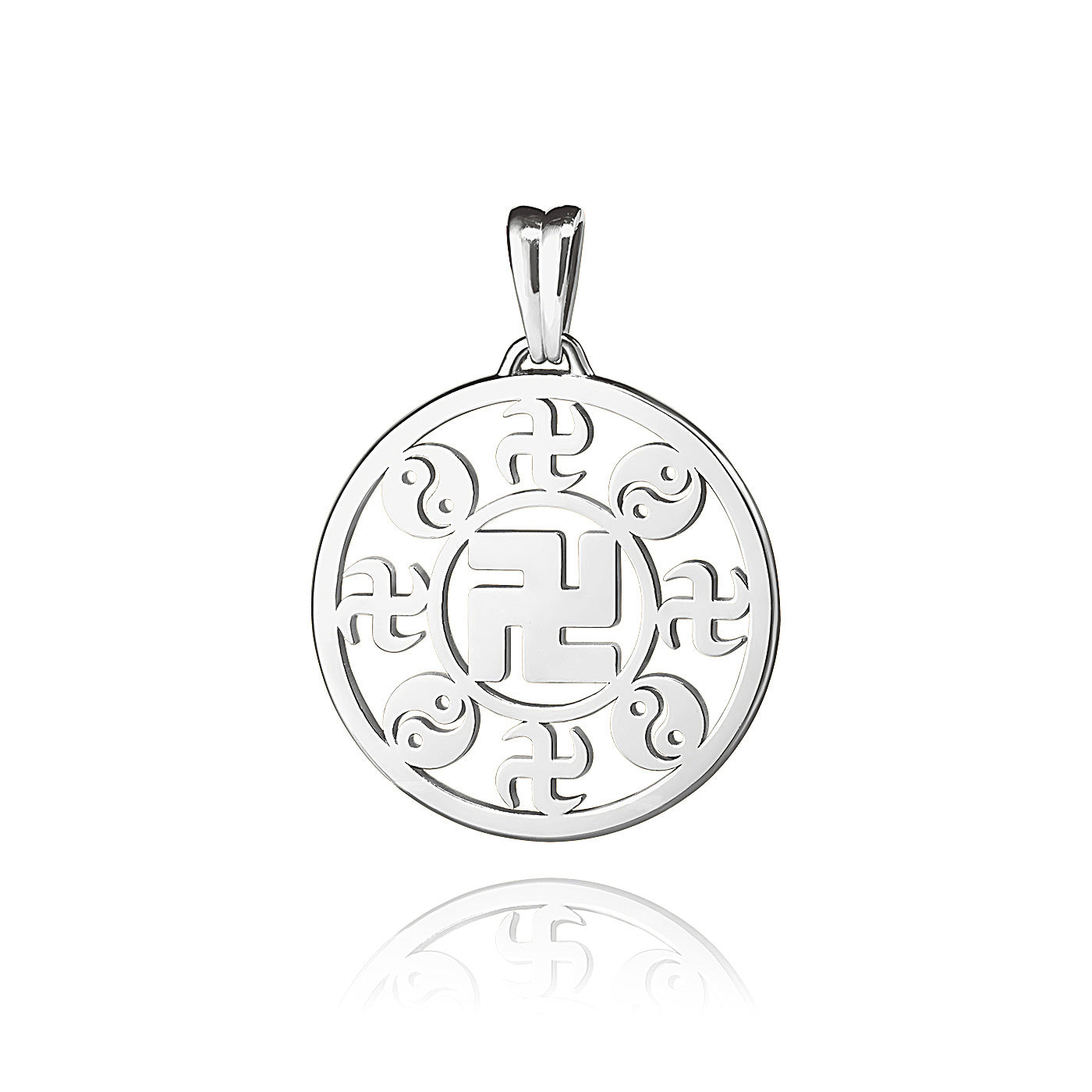 Falun Pendant 18kt White Gold 22mm