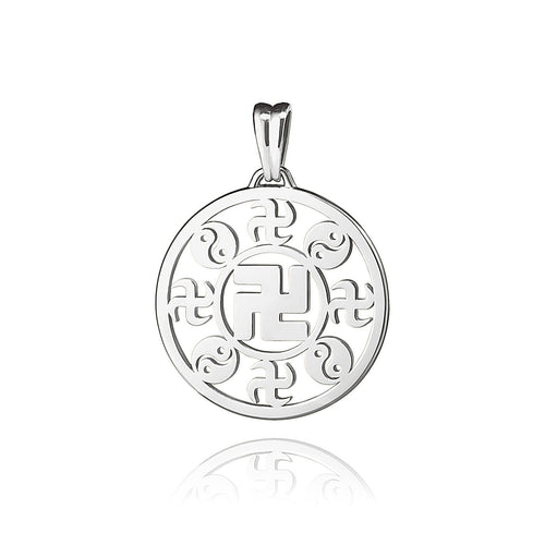 Falun Pendant 18kt White Gold 22mm